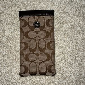 Coach sun glass case